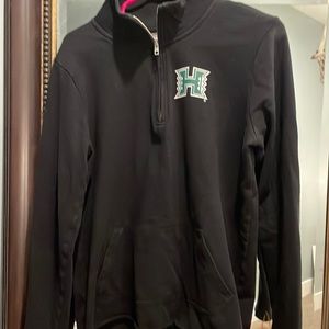 PINK- University of Hawaii 1/4 zip up - Women’s size medium